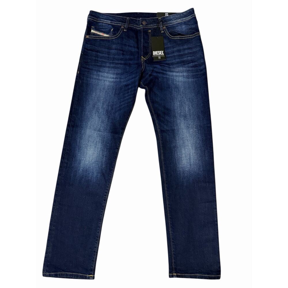 Diesel Jeans Men's Buster Tapered Jeans Size 36 x 32 Blue NWT